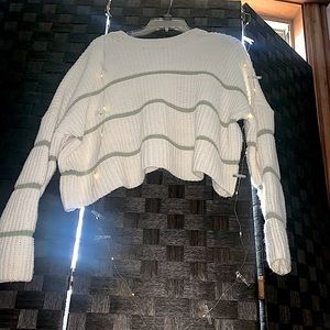 Madison and moon cropped sweater is great for a day out or a cozy day in!